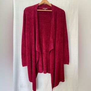 Barefoot Dreams Burgundy Bamboo Chic Lite Pullover